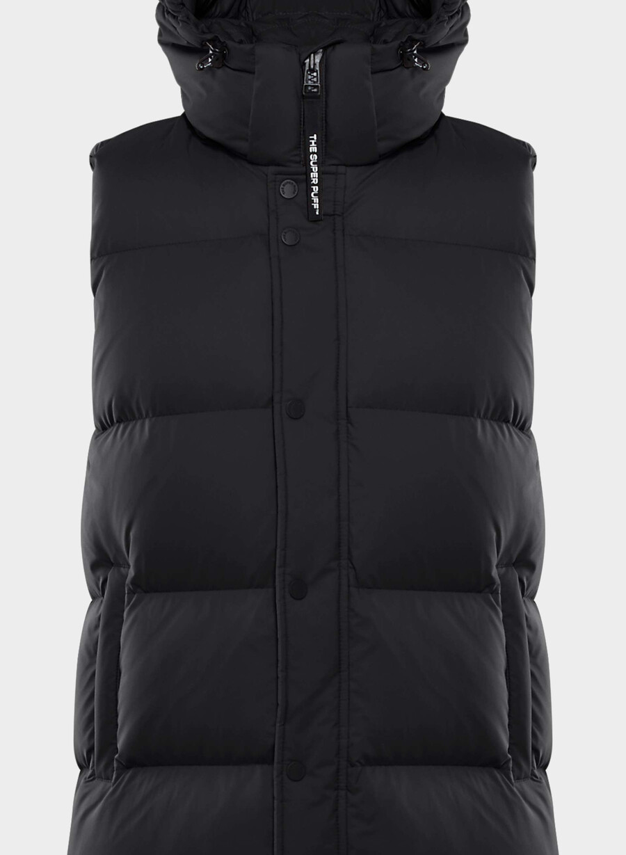 the super puff mid vest - climatte nero