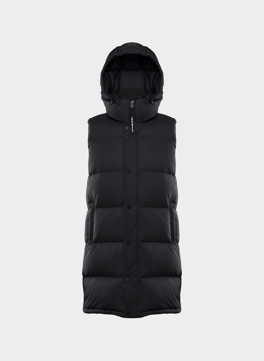 the super puff mid vest - climatte nero