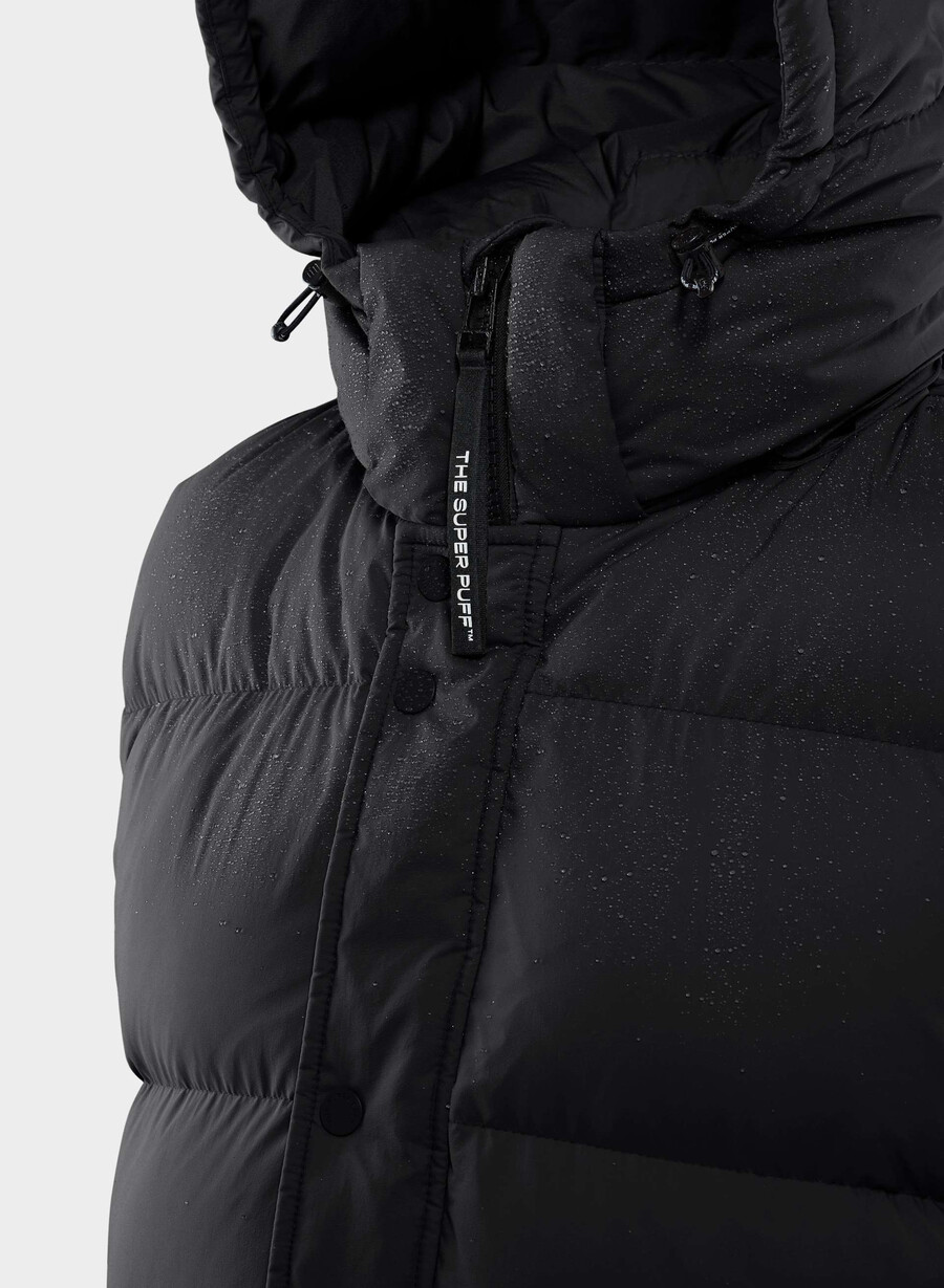 the super puff mid vest - climatte nero