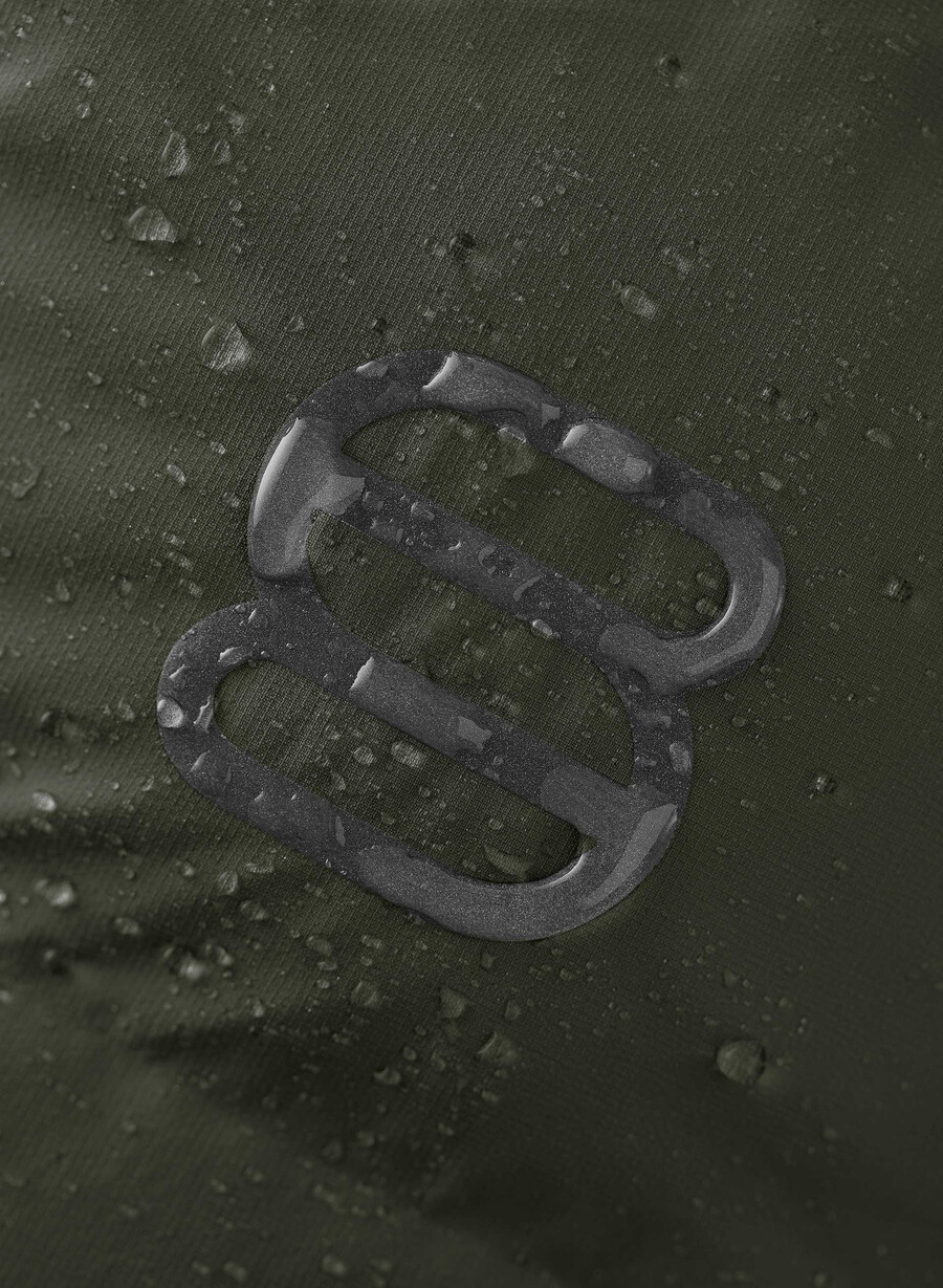 the super puff₂o long - rainstop flint green