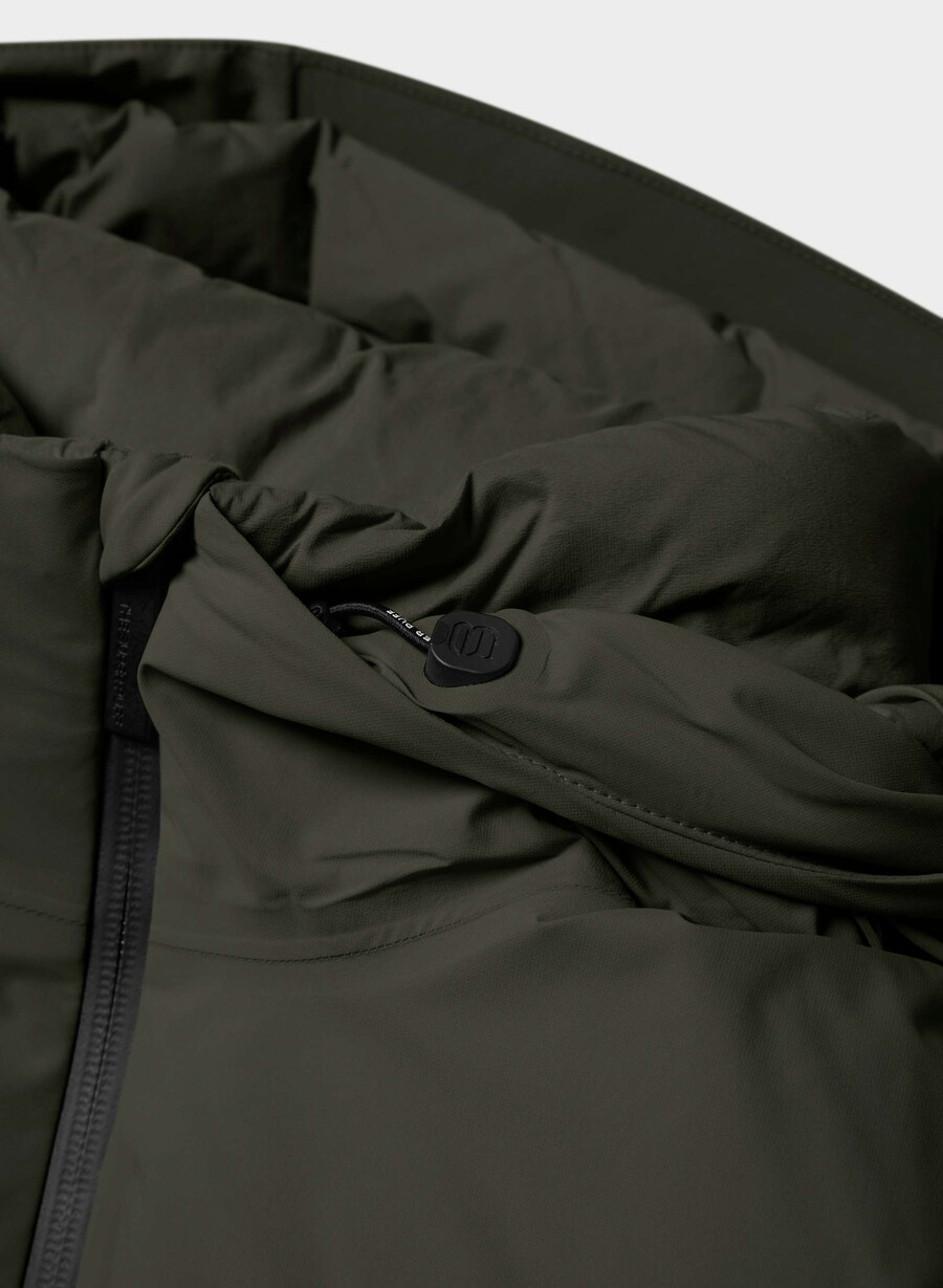 the super puff₂o long - rainstop flint green