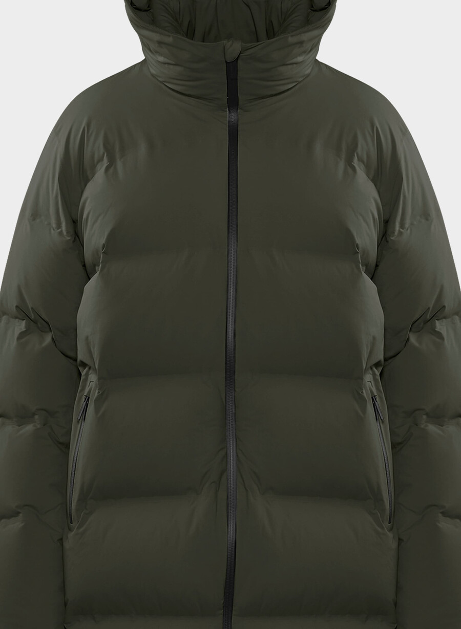 the super puff₂o long - rainstop flint green