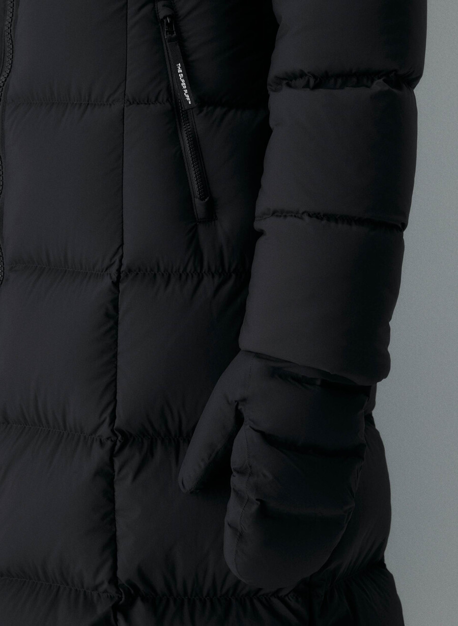 guanto super puff₂o - rainstop nero