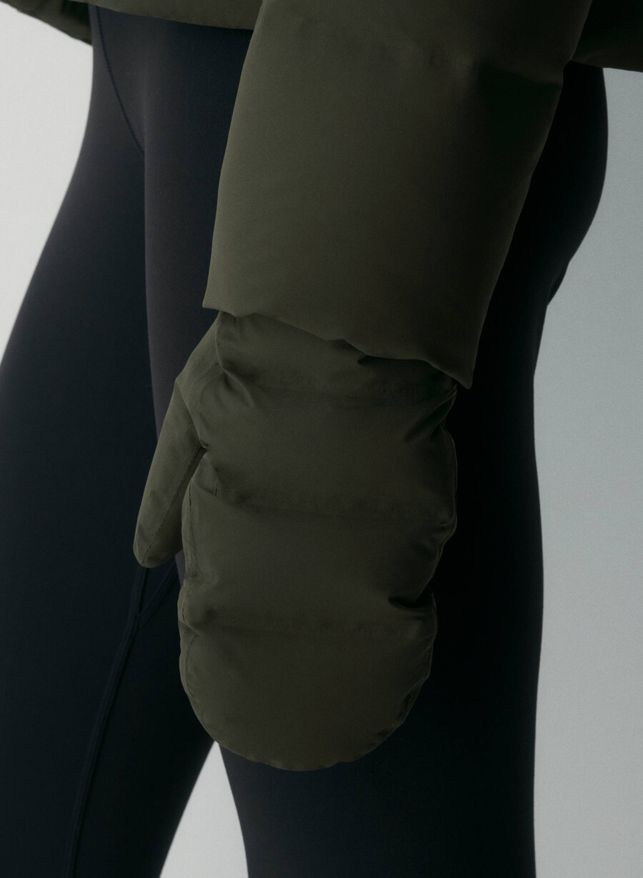 guanto super puff₂o - rainstop flint green