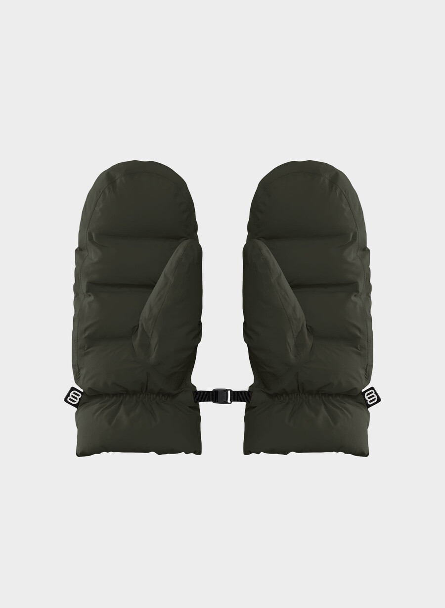 guanto super puff₂o - rainstop flint green
