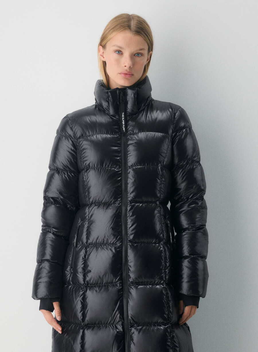 supersnug puff long - nero lucido
