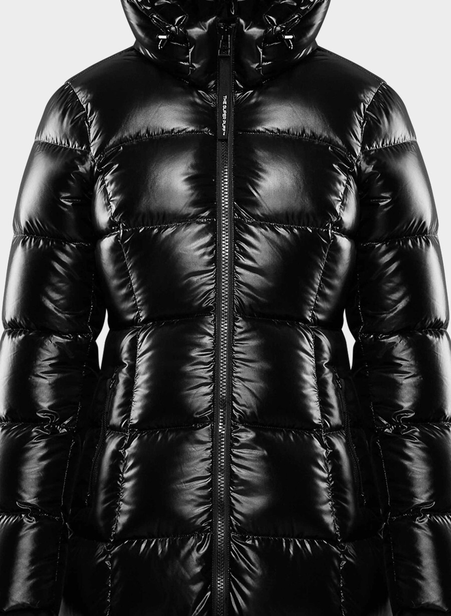 supersnug puff long - nero lucido