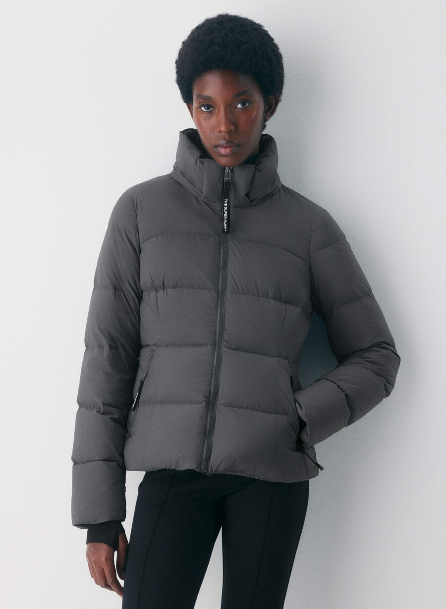 the supersnug puff - climatte grigio carbone