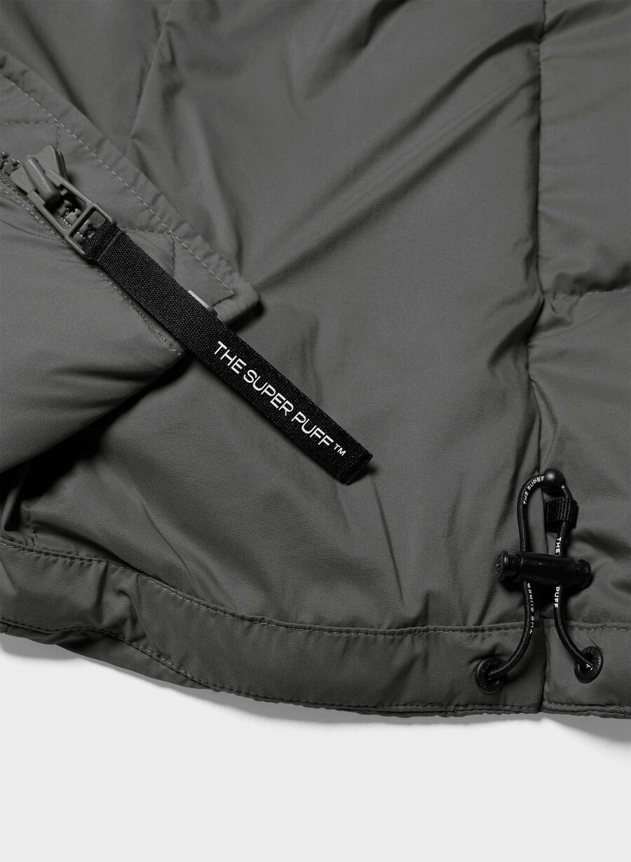 the supersnug puff - climatte grigio carbone