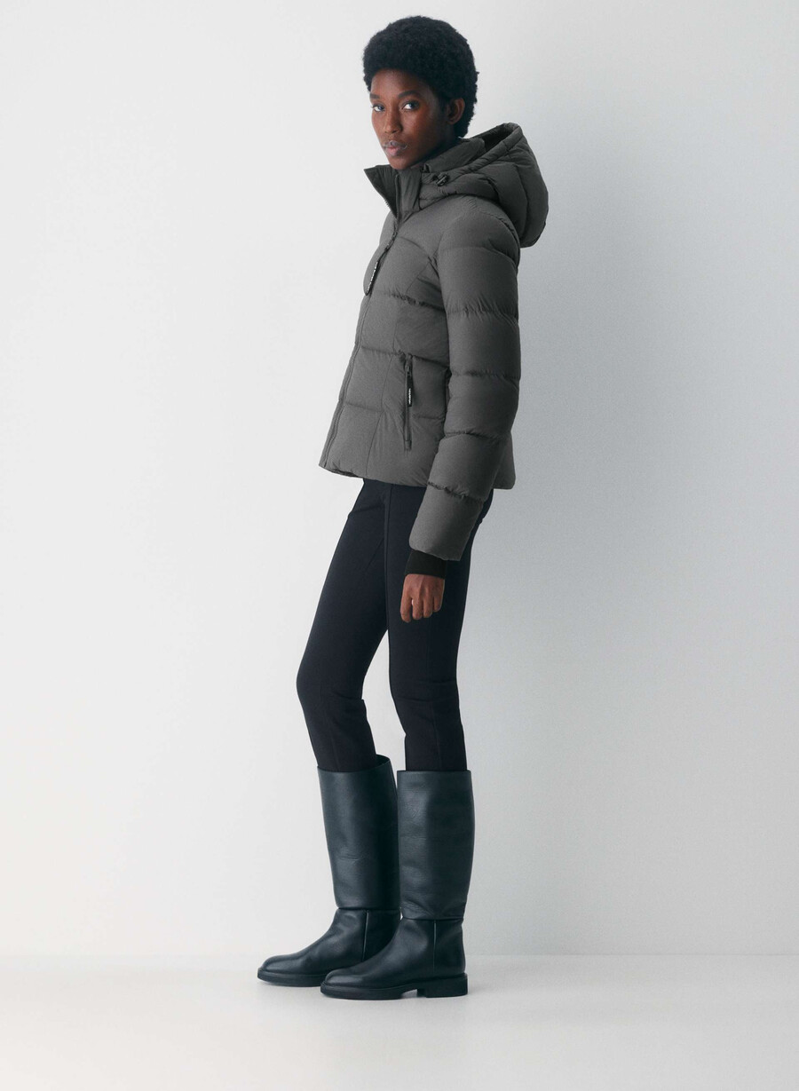 the supersnug puff - climatte grigio carbone