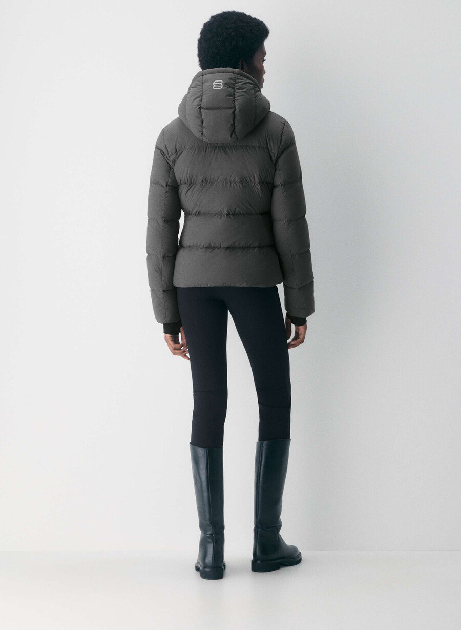 the supersnug puff - climatte grigio carbone