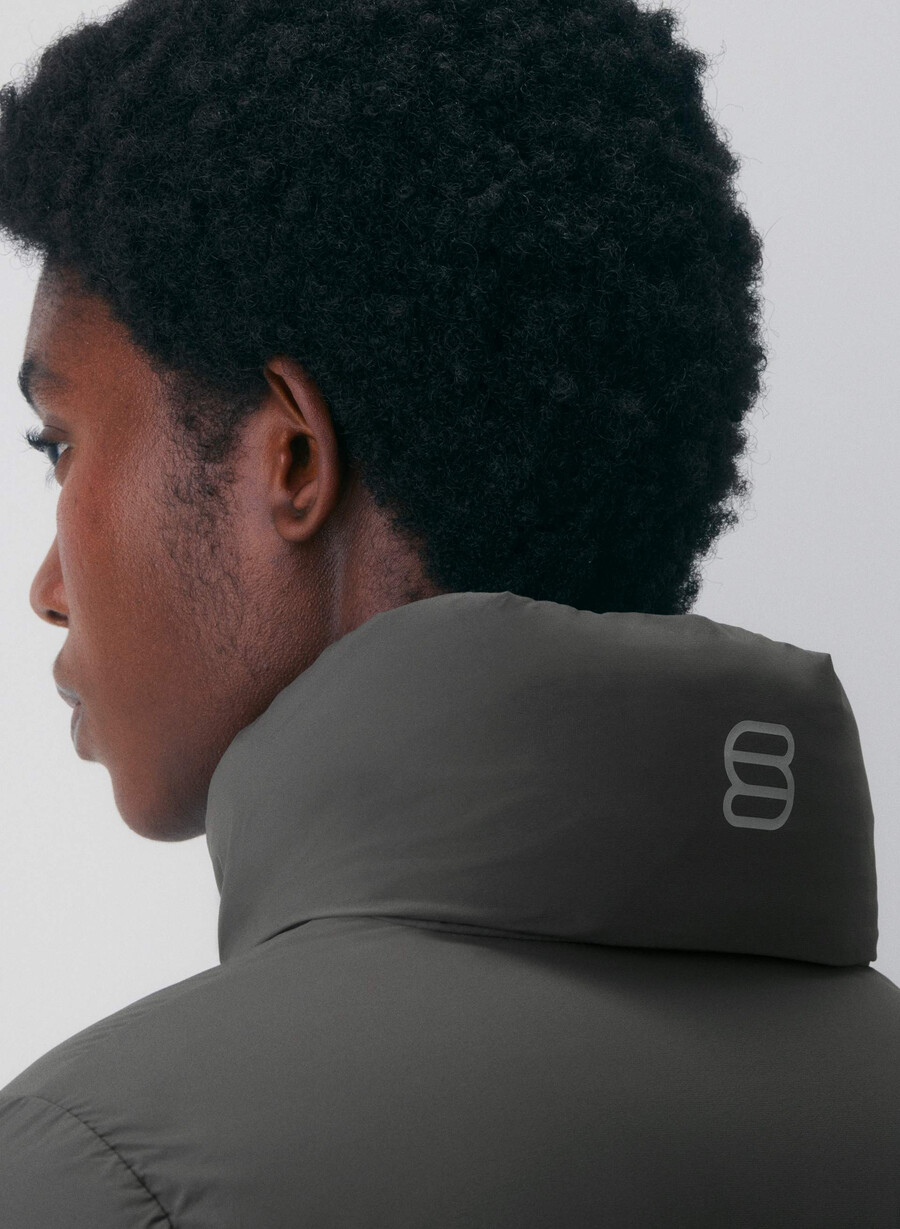 the supersnug puff - climatte grigio carbone
