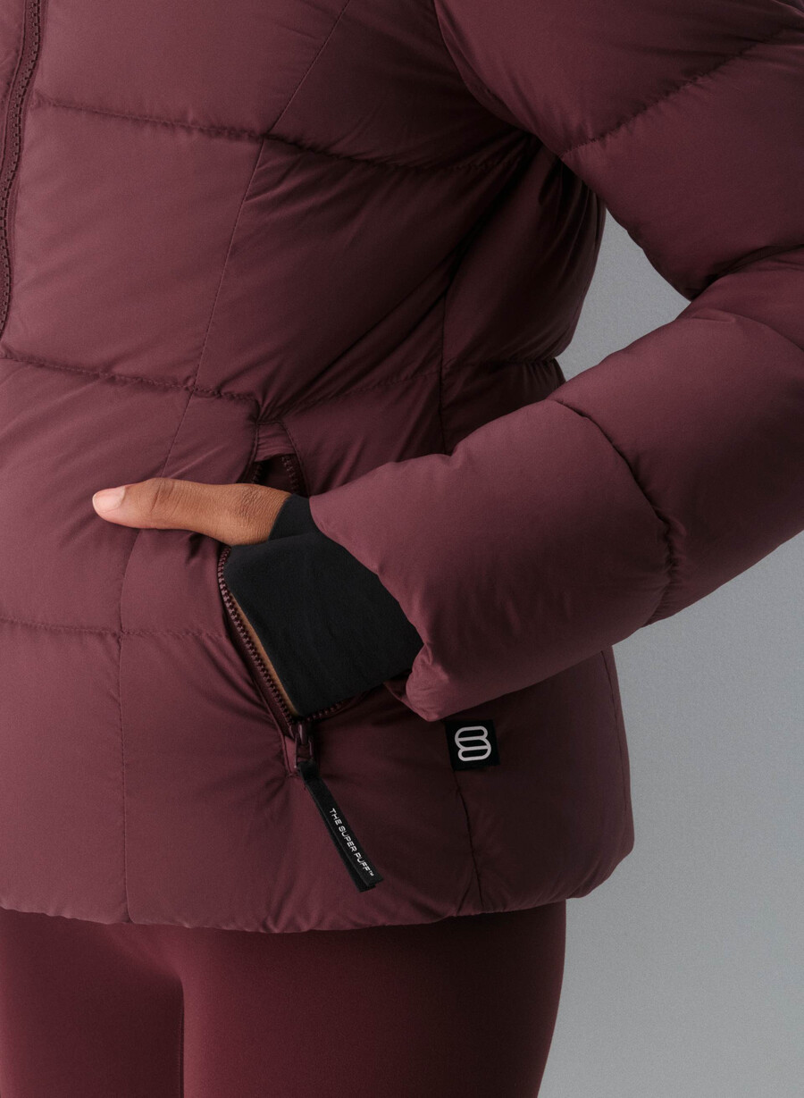 the supersnug puff - climatte spiced burgundy