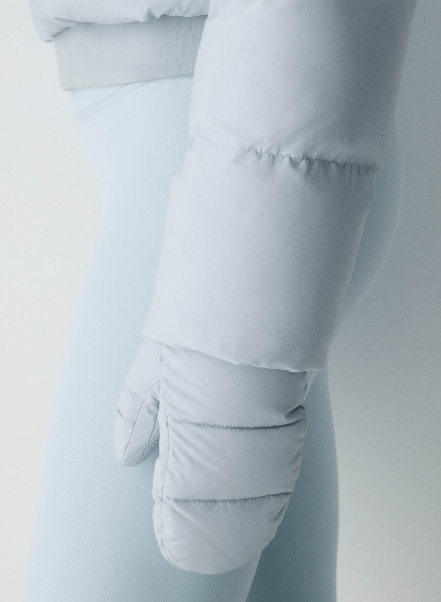 guanto the super puff - climatte blu rugiada
