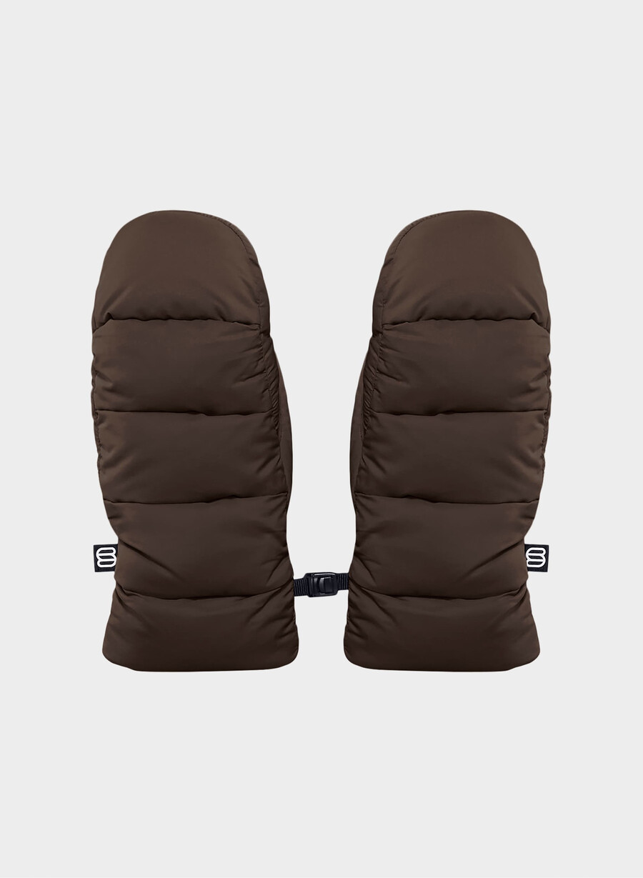 the super puff pro mitten - climatte rich mocha brown