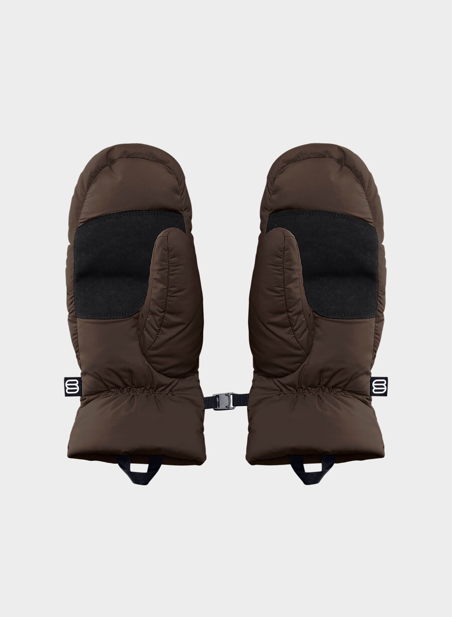 the super puff pro mitten - climatte rich mocha brown