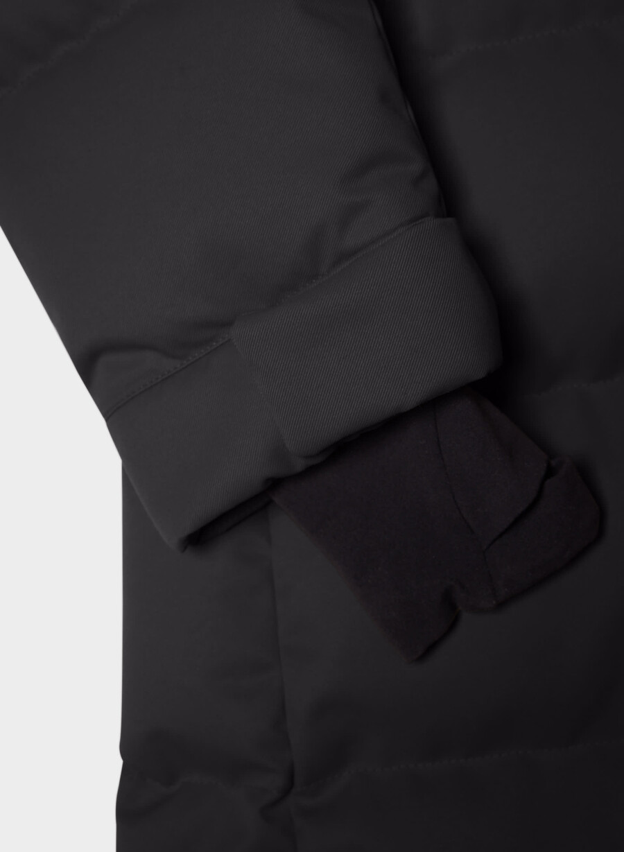 il super arctic parka mid - arctic twill nero