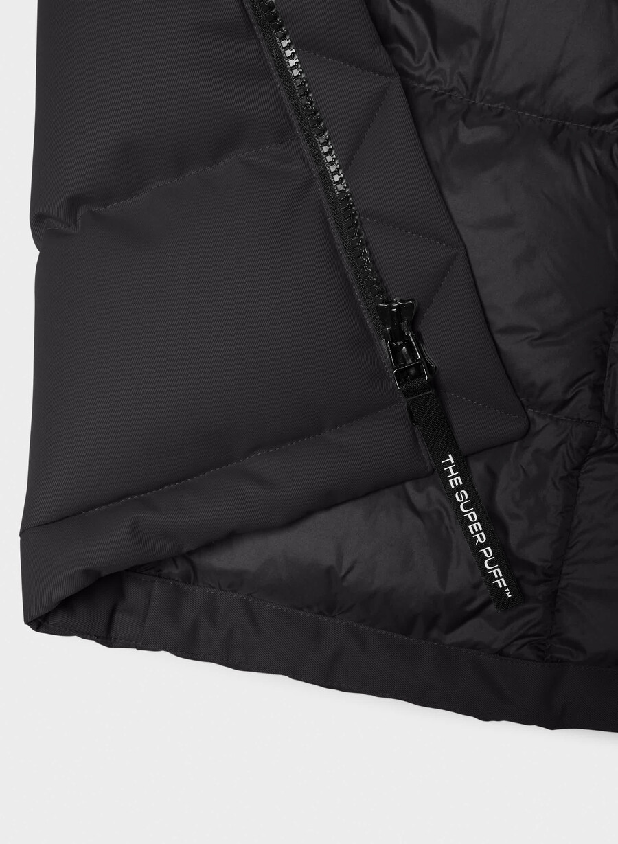 il super arctic parka mid - arctic twill nero