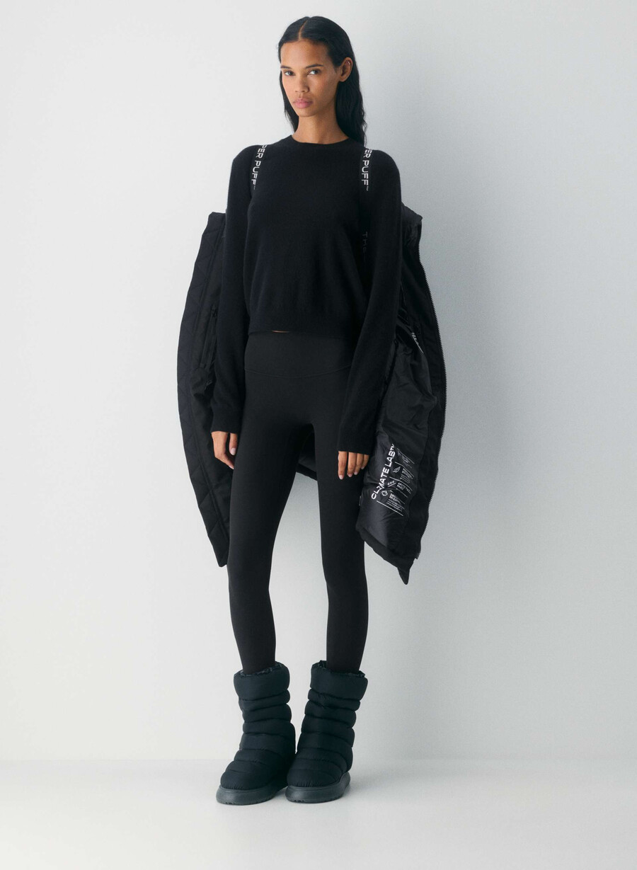 il super arctic parka mid - arctic twill nero