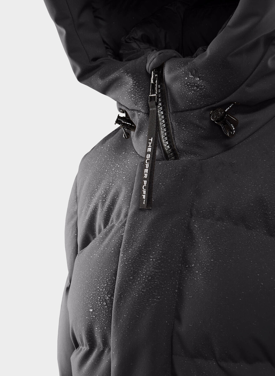 il super arctic parka mid - arctic twill nero