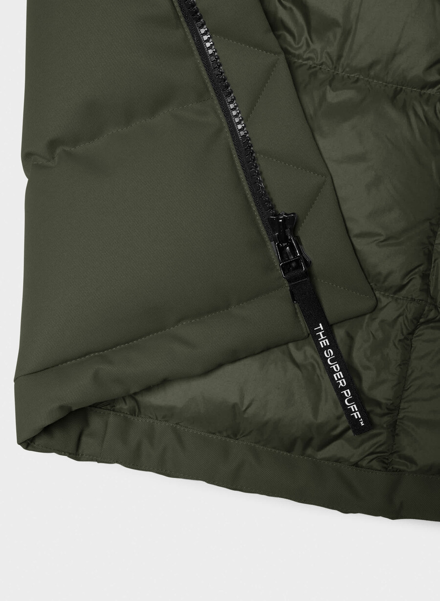 il super arctic parka mid - arctic twill flint green