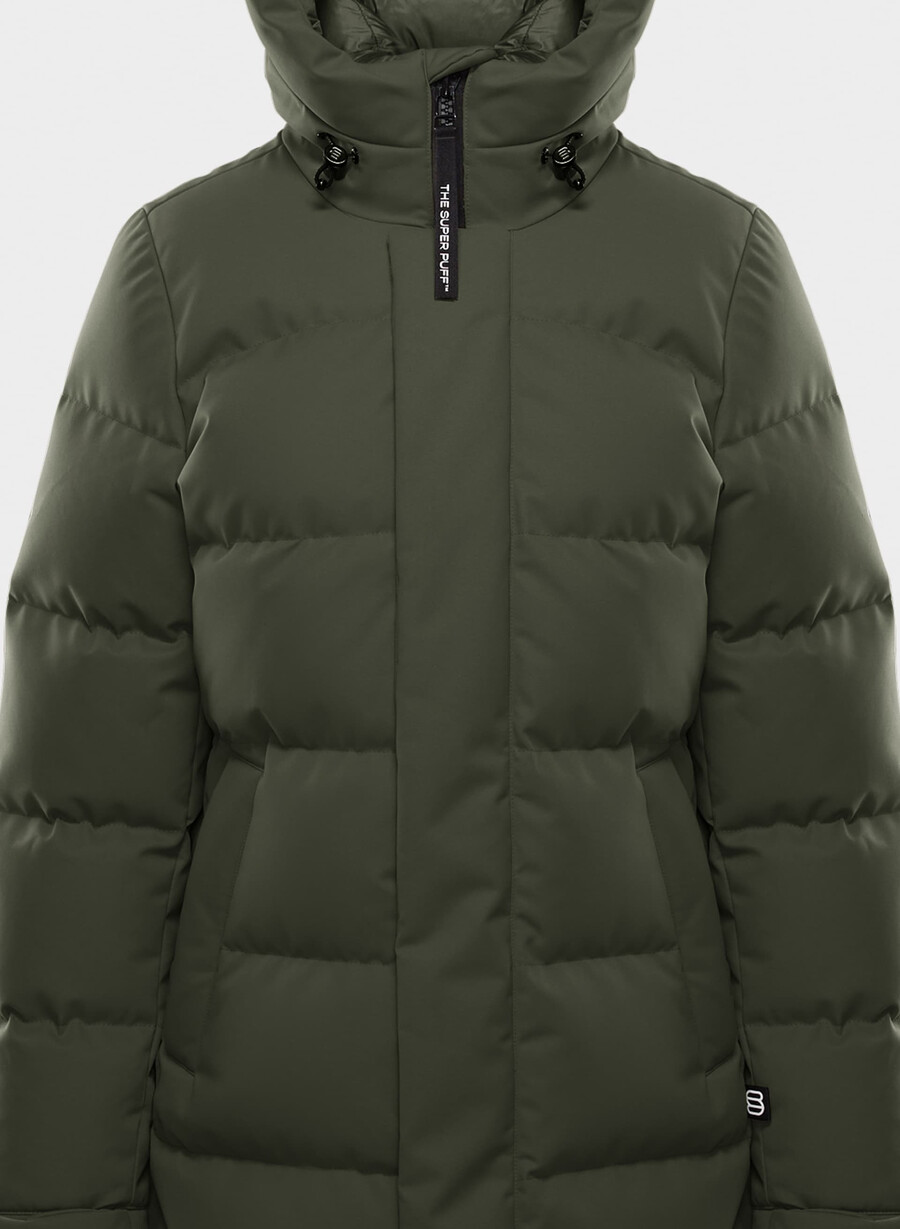 il super arctic parka mid - arctic twill flint green