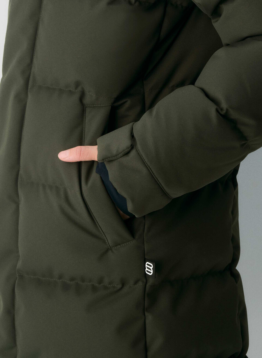 il super arctic parka mid - arctic twill flint green