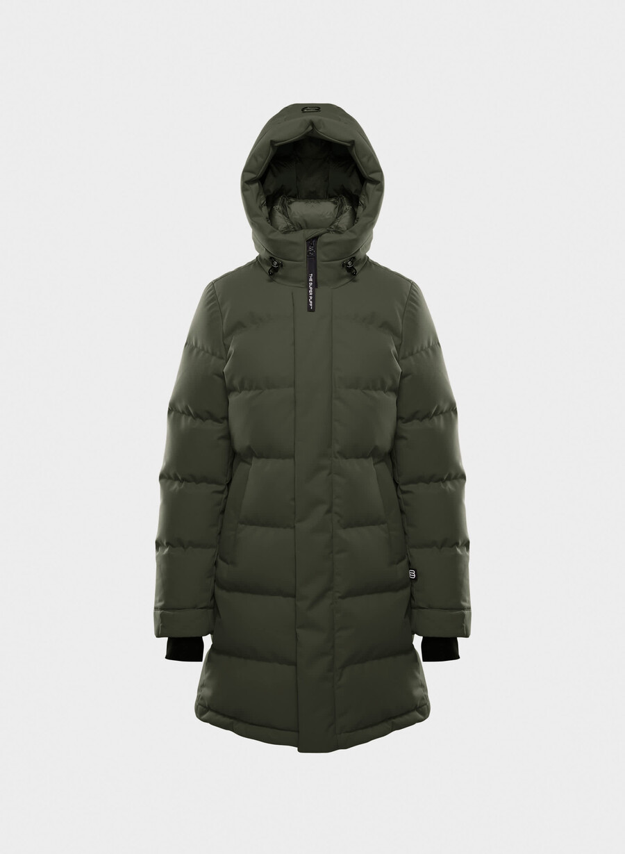il super arctic parka mid - arctic twill flint green
