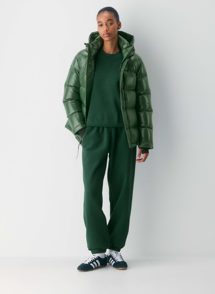 the super puff hi-gloss campus green
