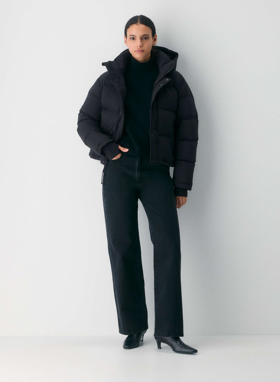 the super puff shorty - climatte nero