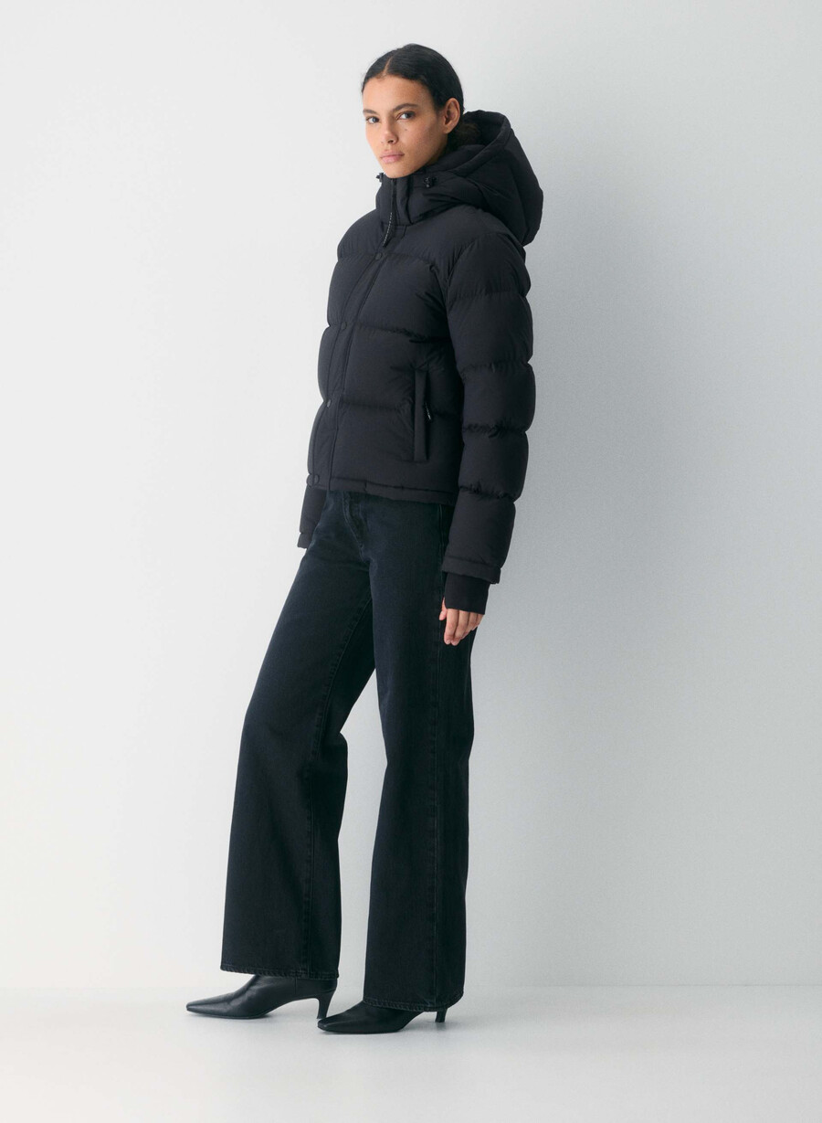 the super puff shorty - climatte nero