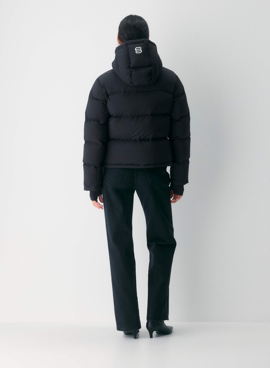 the super puff shorty - climatte nero