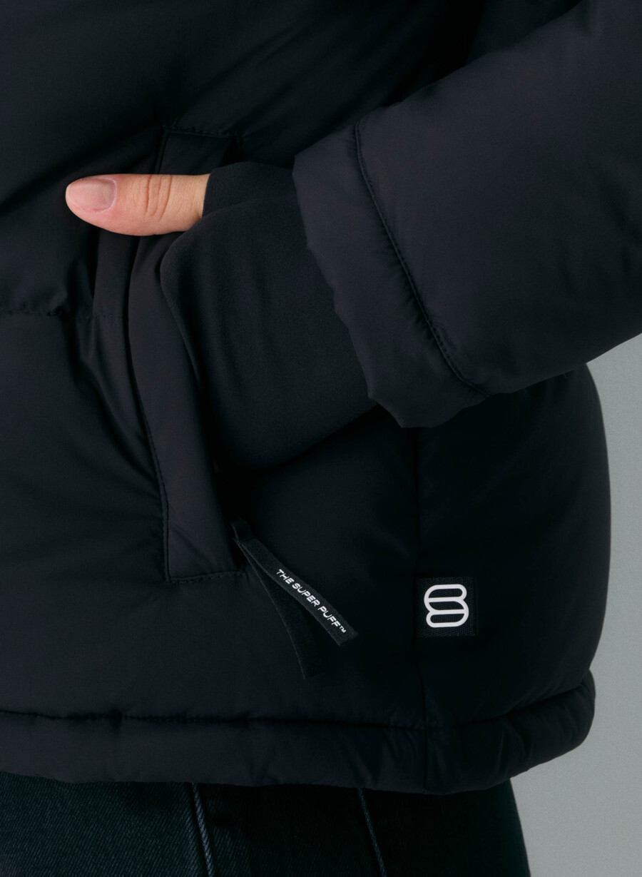 the super puff shorty - climatte nero