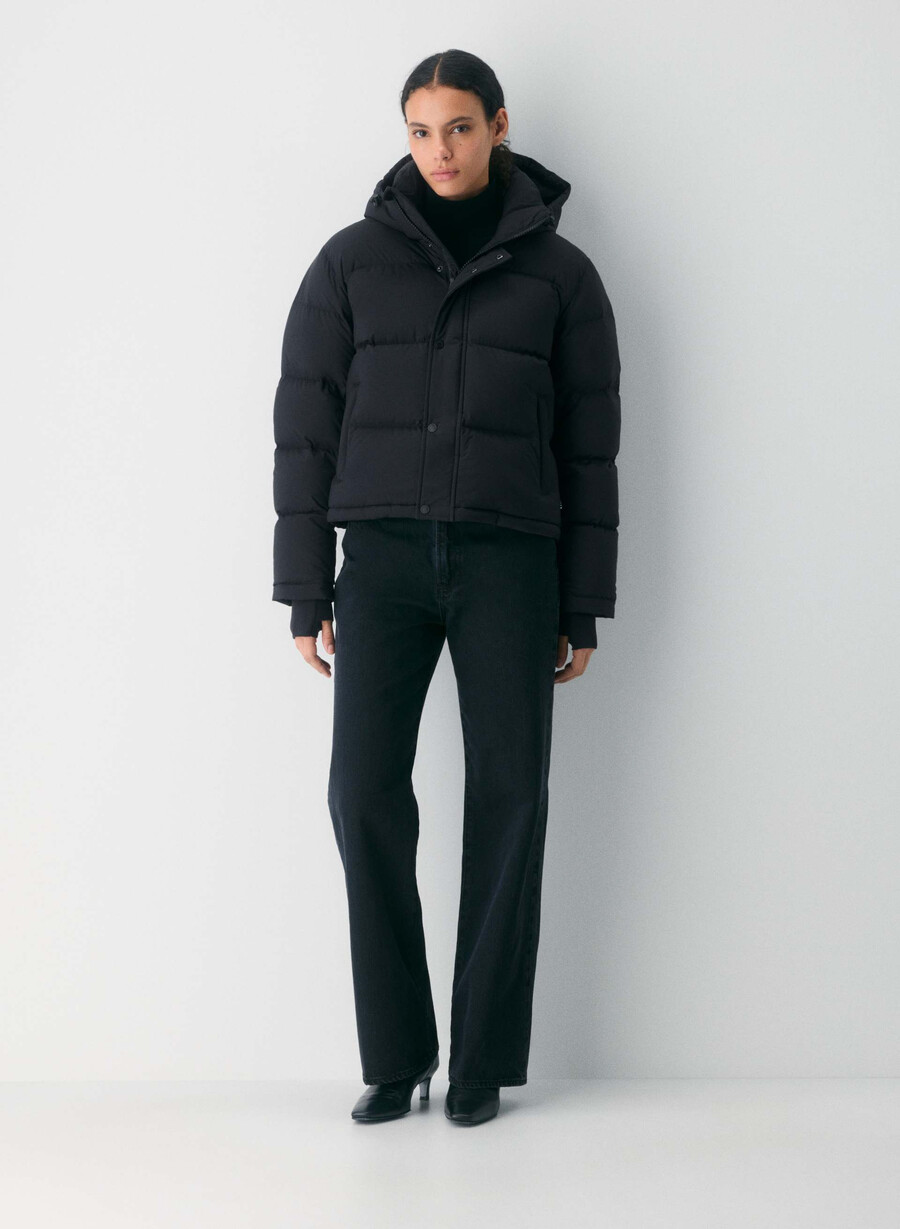 the super puff shorty - climatte nero