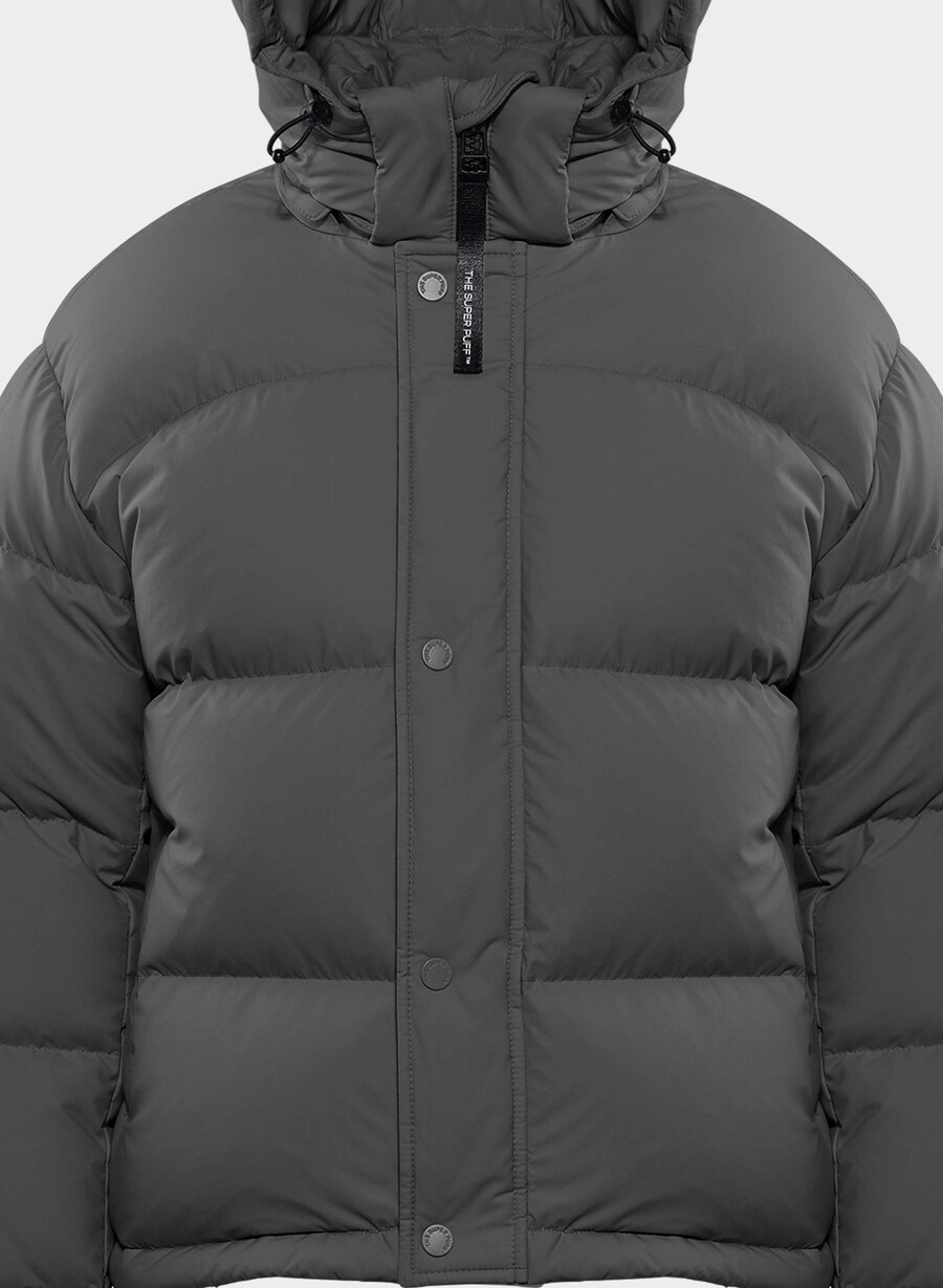 the super puff shorty - climatte grigio carbone