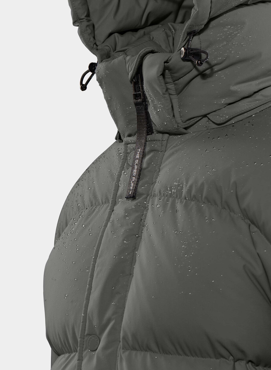 the super puff shorty - climatte grigio carbone