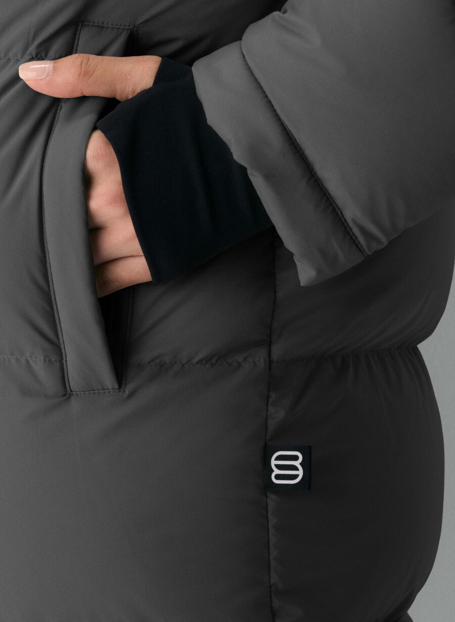 the super puff mid - climatte nero