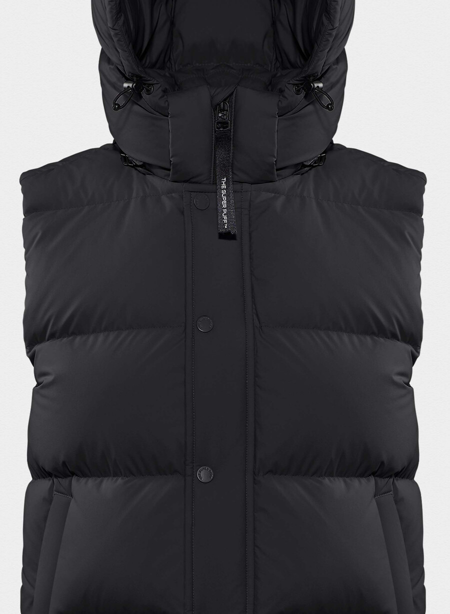 the super puff gilet - climatte nero