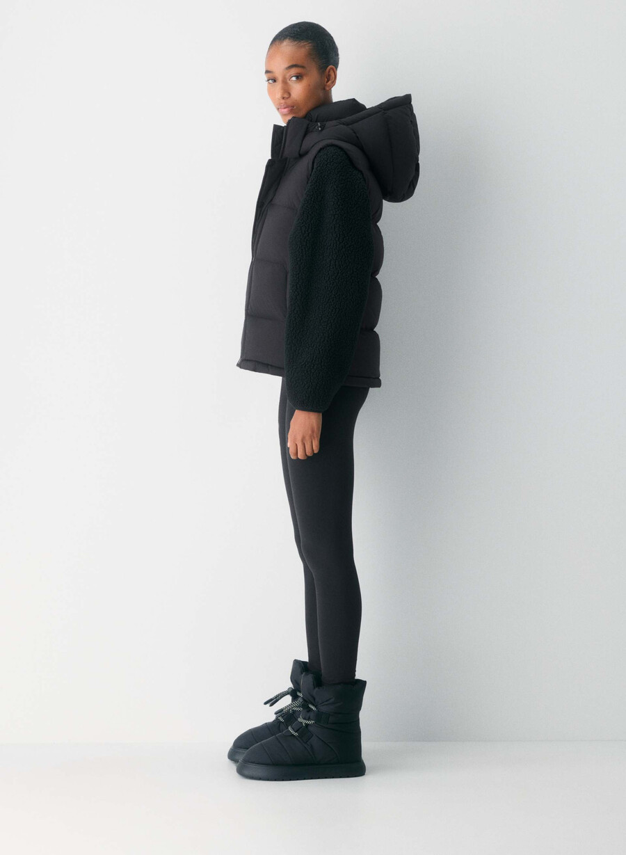 the super puff gilet - climatte nero