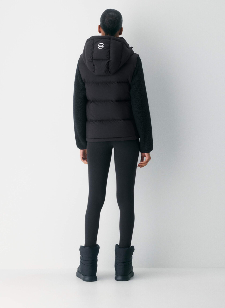 the super puff gilet - climatte nero