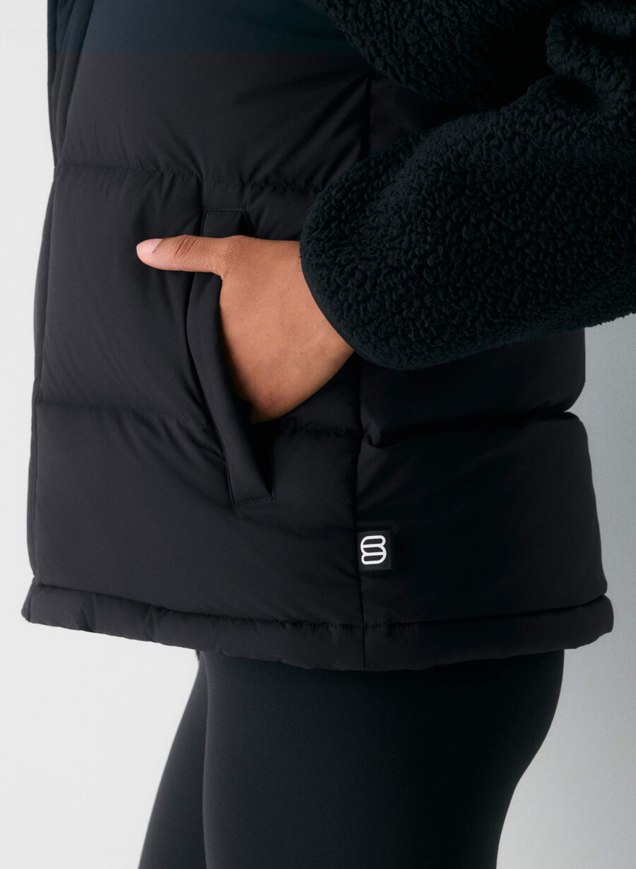 the super puff gilet - climatte nero