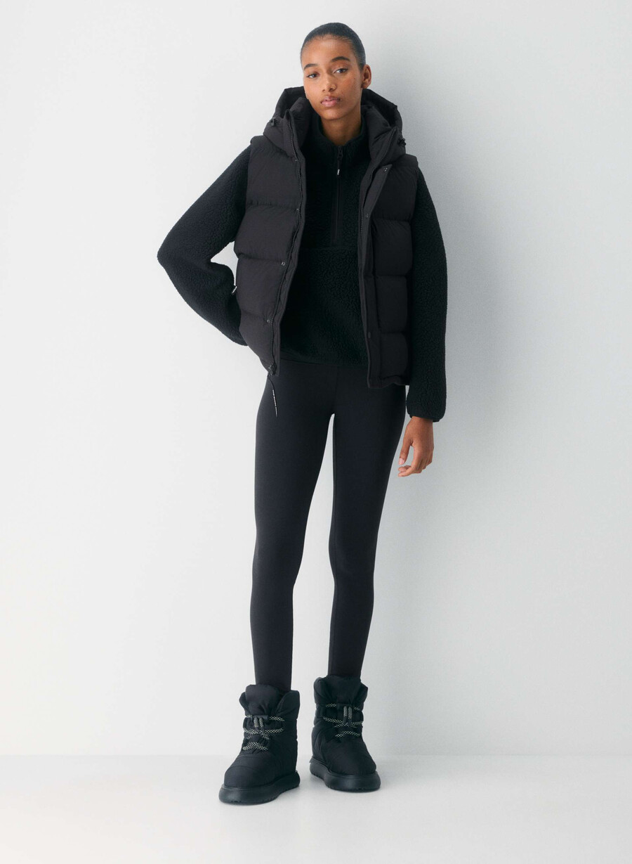 the super puff gilet - climatte nero