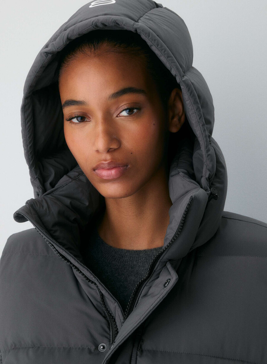the super puff gilet - climatte grigio carbone