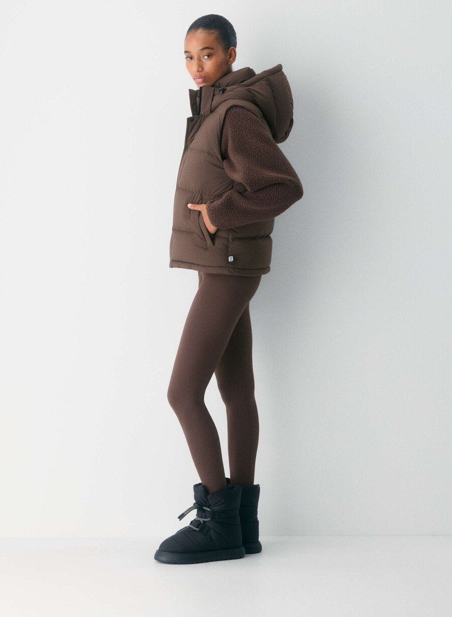 the super puff gilet - climatte dark olive