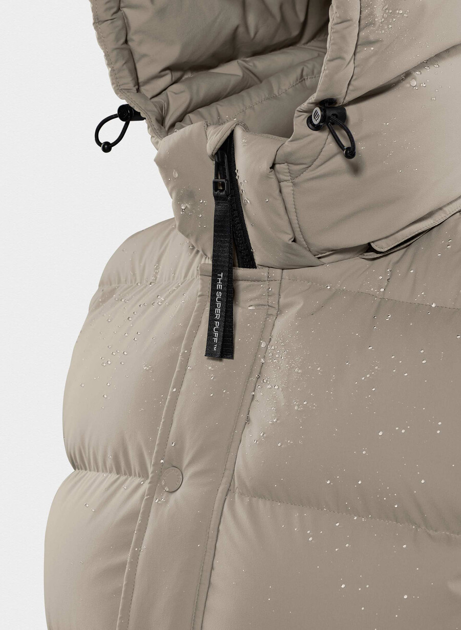 the super puff gilet - climatte modern taupe