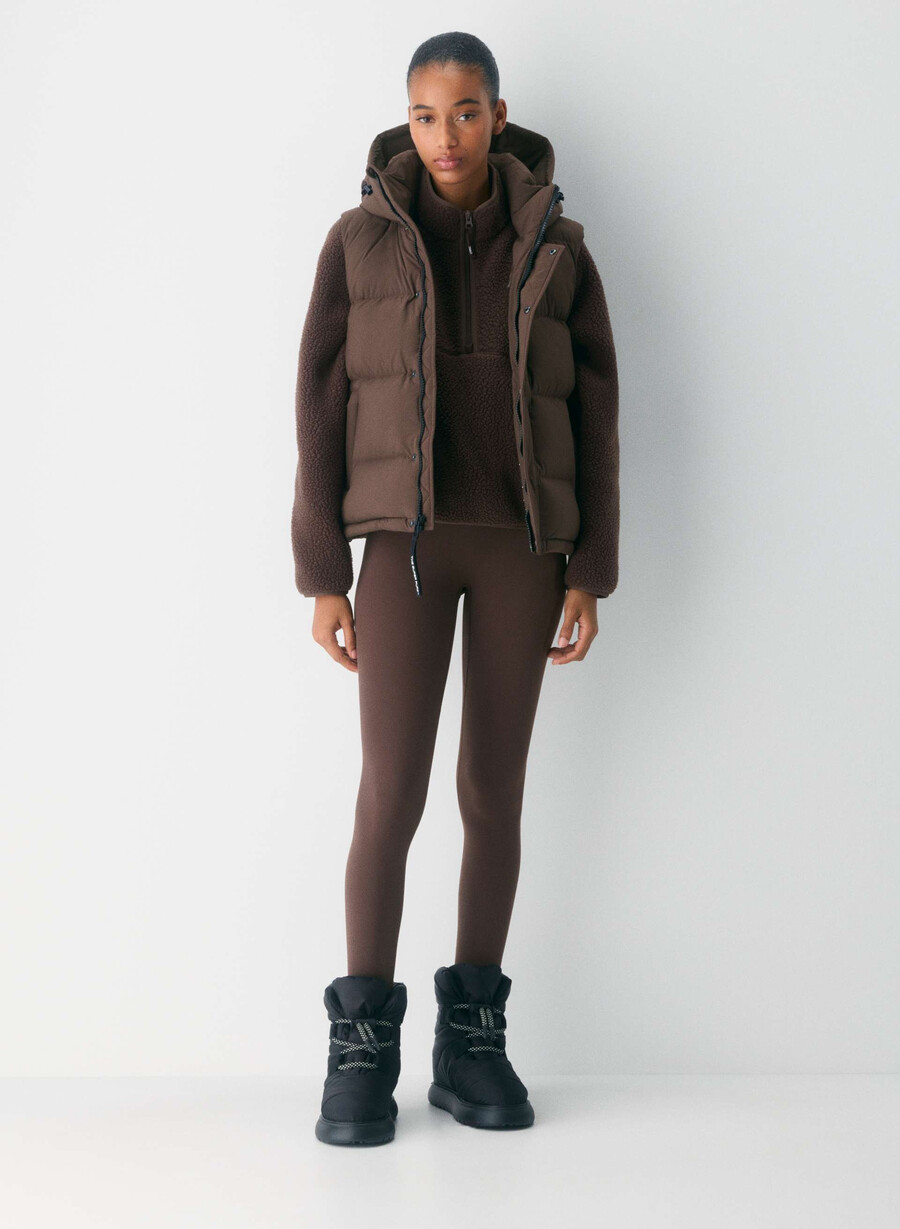 the super puff gilet - climatte modern taupe