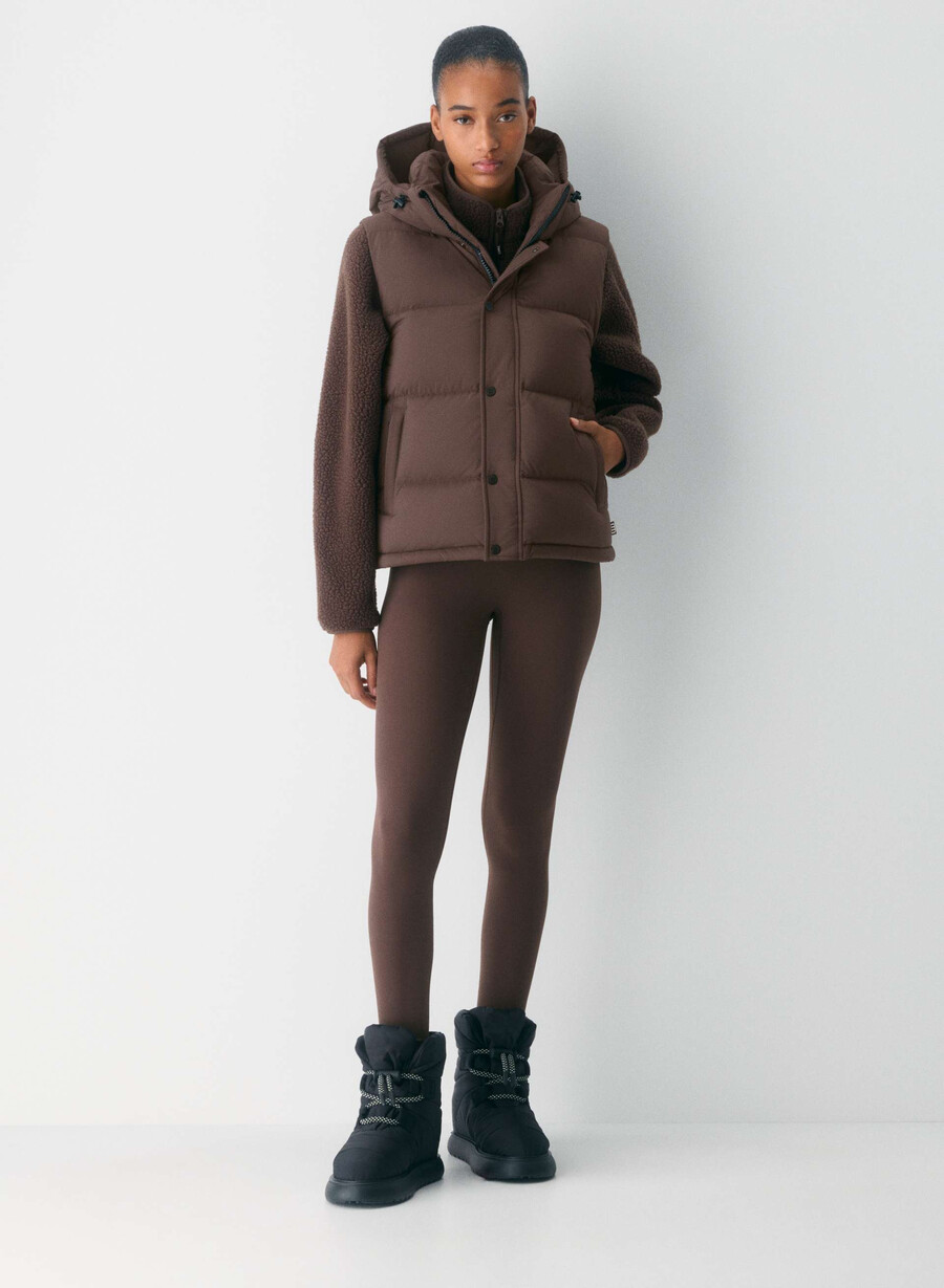the super puff gilet - climatte modern taupe
