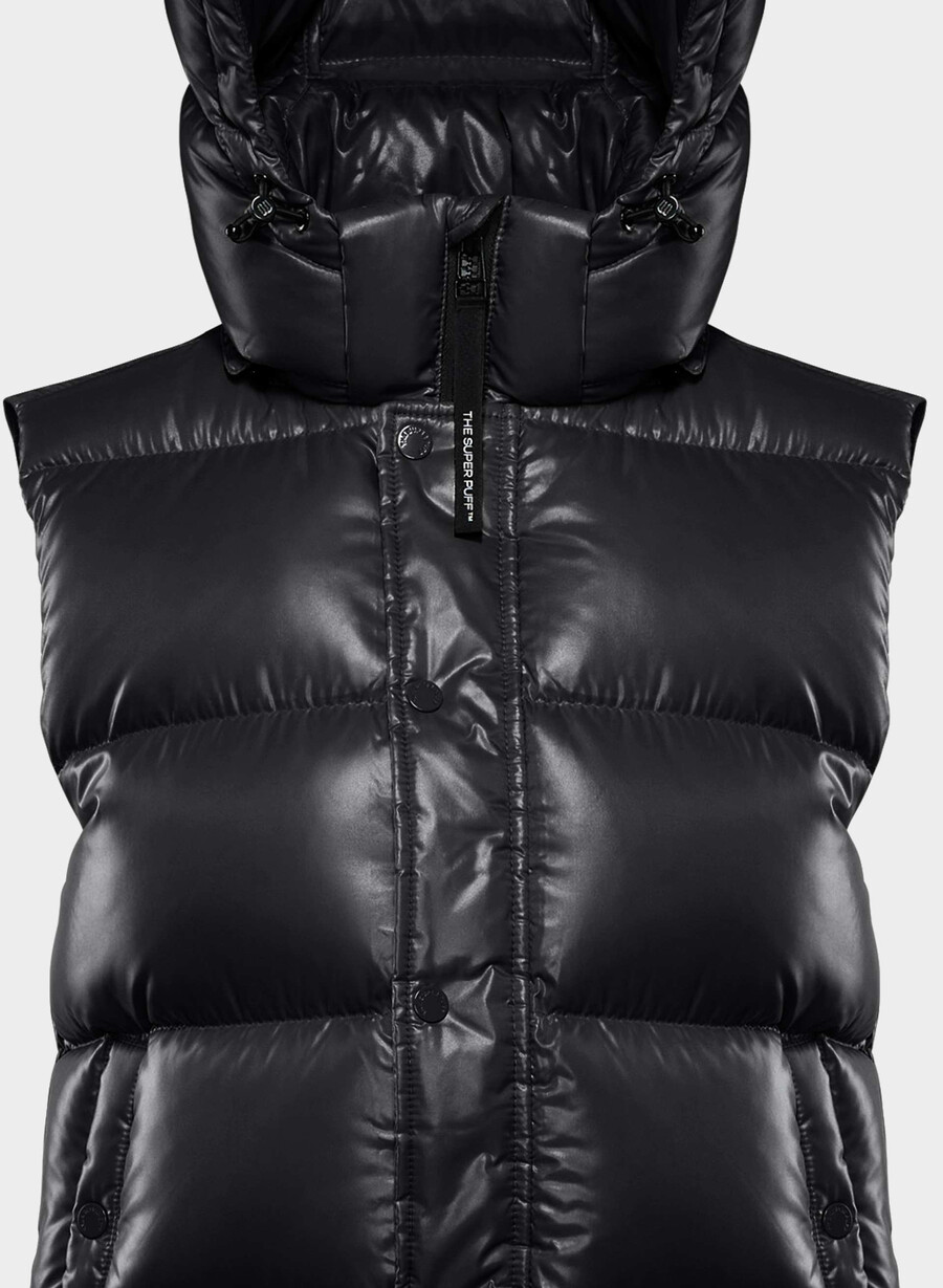gilet the super puff - nero lucido