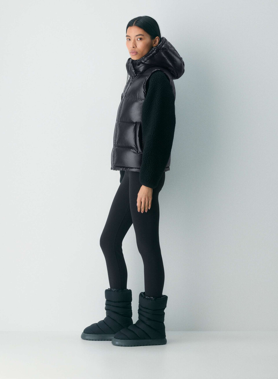 gilet the super puff - nero lucido