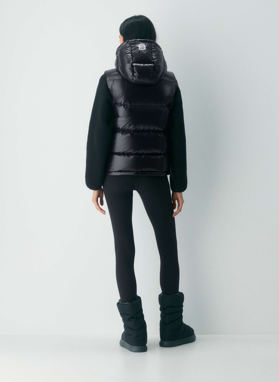 gilet the super puff - nero lucido